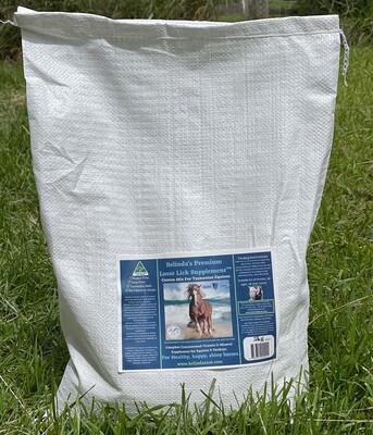 Belinda's Premium Custom Weather Shield Loose Lick Supplement - For TAS Equines, 5kg bag