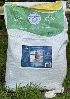Belinda's Premium Custom Weather Shield Loose Lick Supplement - For TAS Equines, 20kg bag