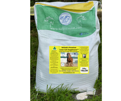 Belinda's Premium Weather Shield Loose Lick Supplement - For NSW & QLD Equines, 20kg bulk bag