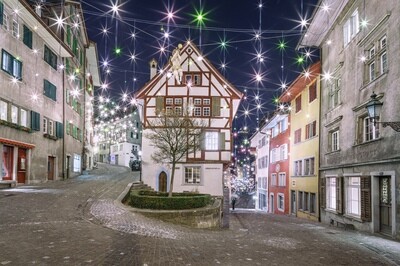 Weihnachtsbeleuchtung in Baden