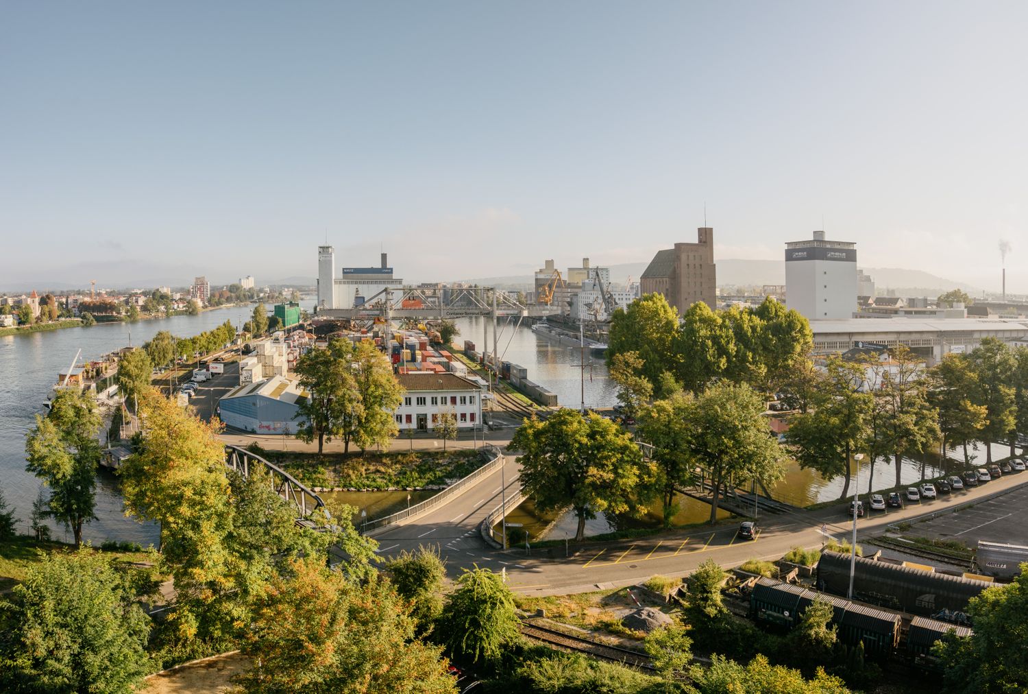 Hafenareal Basel Kleinhüningen Klybeck
