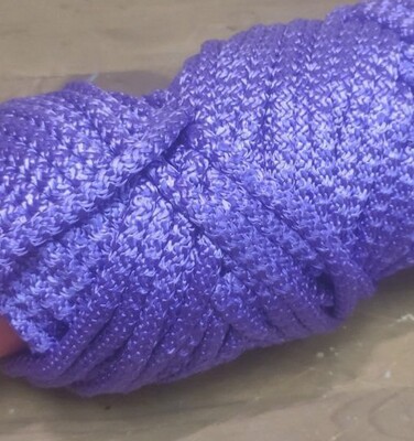 Полипропиленовая веревка "Фиолетовый", с сердечником 8 мм