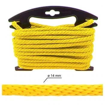 Полипропиленовая веревка "Желтый", 14 мм