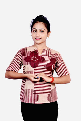 Block Printed Top