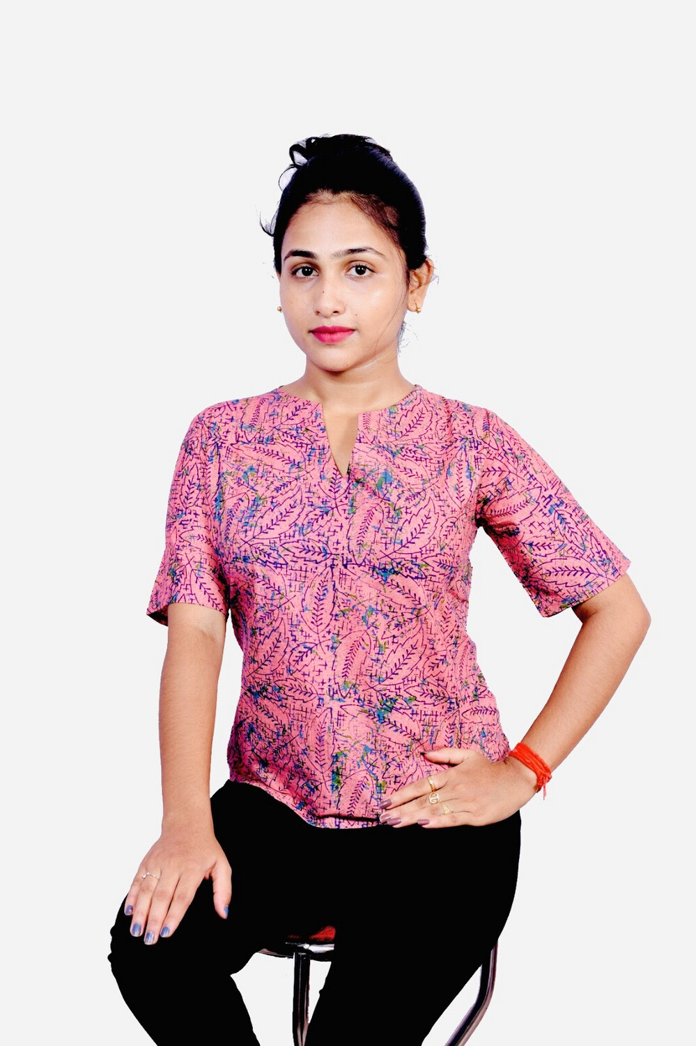 Block Printed Top