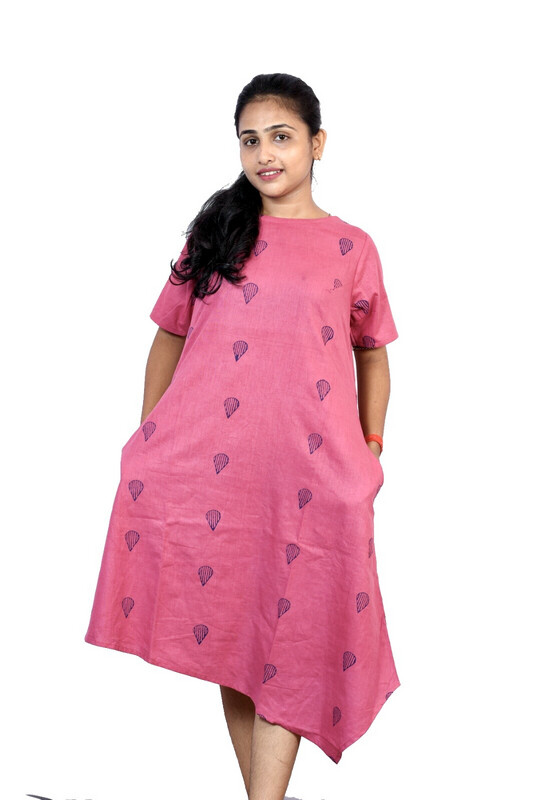 Block Printed Dress