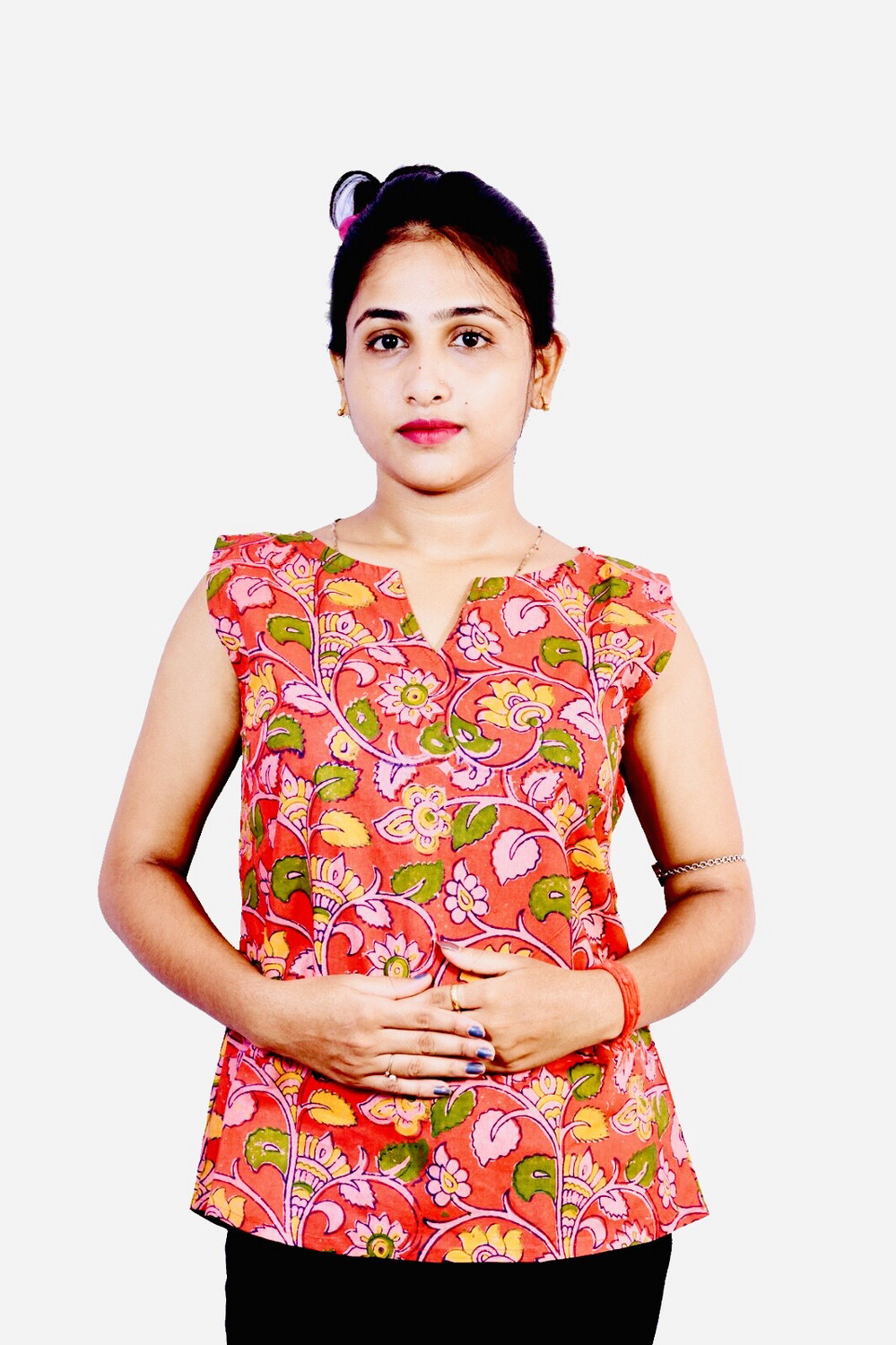 Block Printed Top