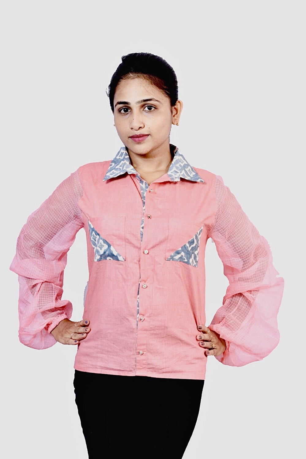 Block Printed Top