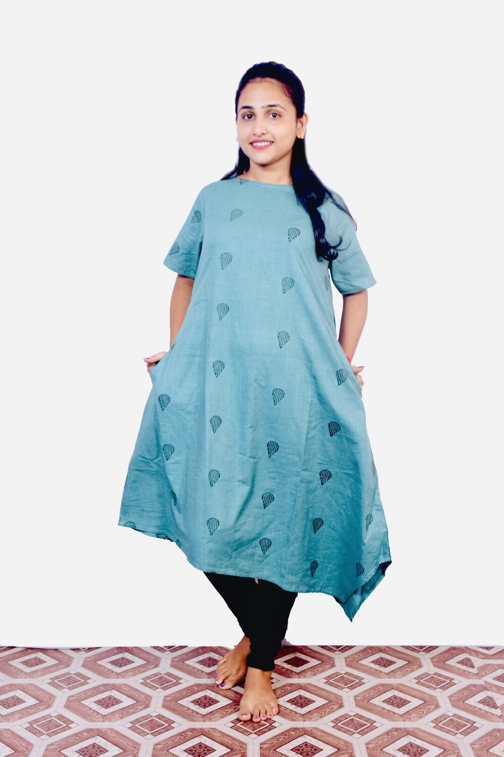 Block Printed Dress