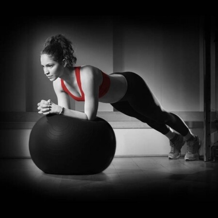 COREX Anti-Burst Stability Ball and Storage Rack Set