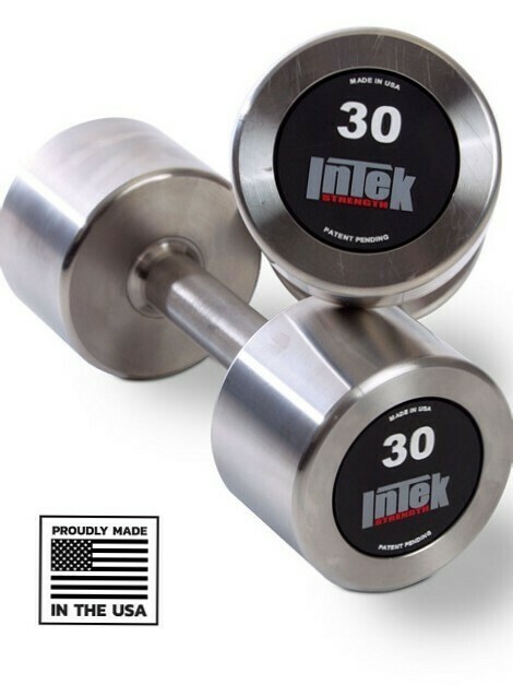 INTEK Strength Delta Series Stainless Steel Dumbbells