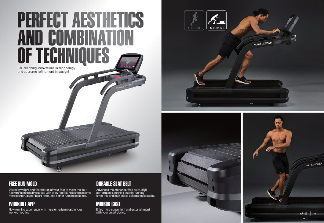 Alpha Runner Treadmill w 18.5 Interactive Display