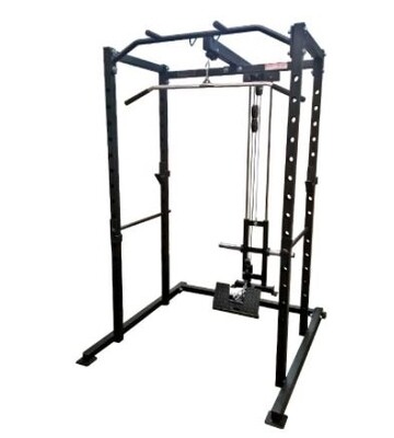 Power Body Compact Power Rack w/ Plate Load Hi/Low Pulley