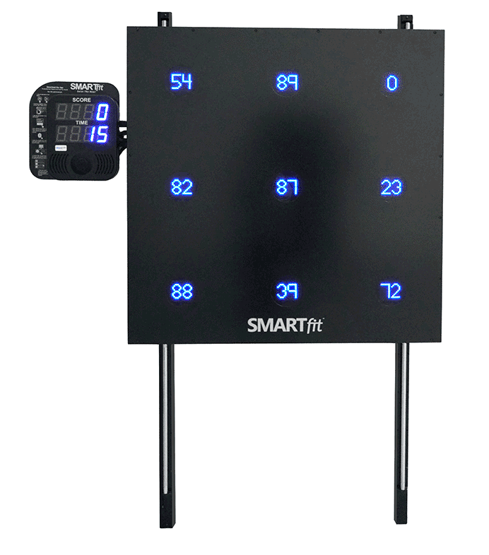 SMARTfit High Impact Mini On-Wall Adjustable Height, Black