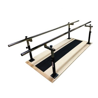 Adjustable Parallel Bars with Plywood Platform, 8ft