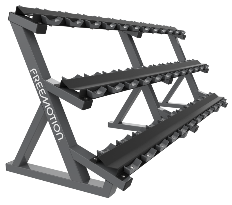 Freemotion EPIC 3 Tier Dumbbell Rack (Saddle)