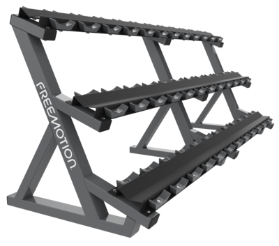 Freemotion EPIC 3 Tier Dumbbell Rack (Saddle)