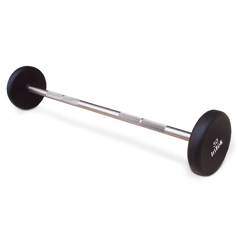 INTEK Strength Armor Series Urethane Fixed Barbell Set 20-110 lbs.