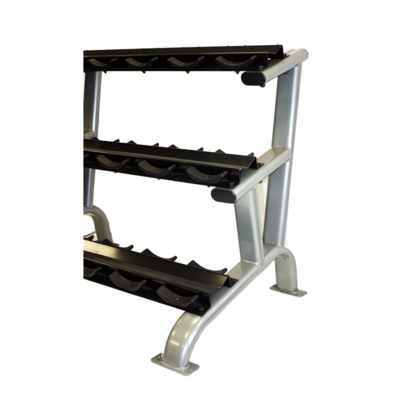Dumbbell Saddle Rack, 3 Tier, 15 Pair Storage