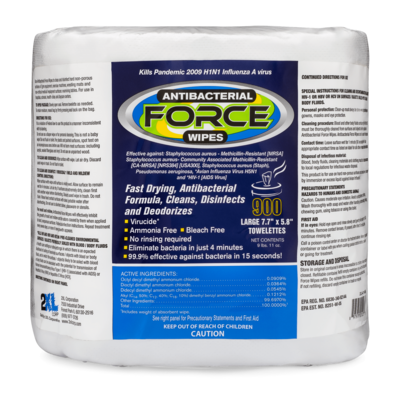 2XL GymWipes Antibacterial Force Refill (4 Per Case)