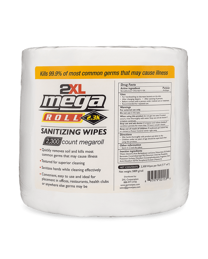 2XL MegaRoll Sanitizing Wipes (2 Per Case)