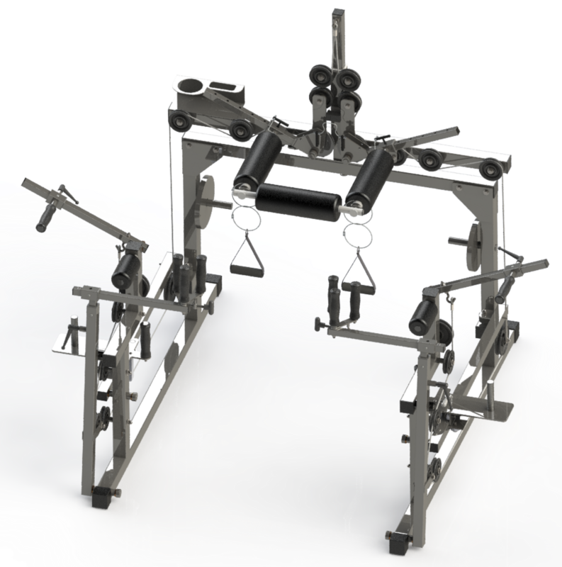 The ProTone™ Fitness Machine w/ Back Rest Attachment