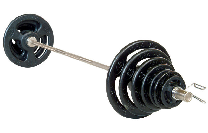 300Lb Iso Grip Steel Olympic Weight Plate Set