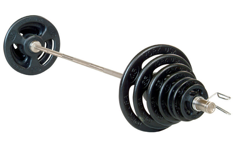 YORK® ISO-Grip Steel Olympic Plate