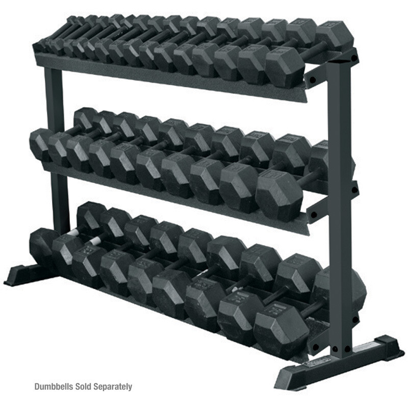 Pro-Hex Dumbbell Rack, 3 Tier