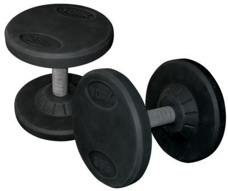 YORK® Pro Style Rubber Dumbbells