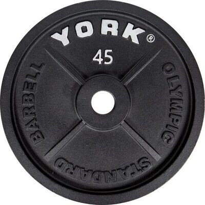 YORK® Olympic Cast Iron Weight Plate
