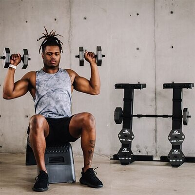 Stroops®️ Bellitron Multi-Functional Free Weight Dumbbells
