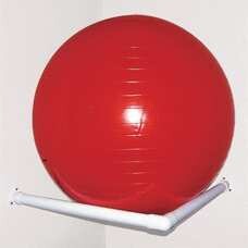 Stability Gym Ball w/ Corner Storage Holder