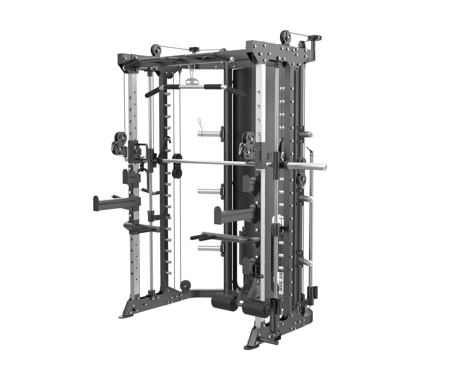 ATHLETIC Dual Cable Column Functional Smith Machine