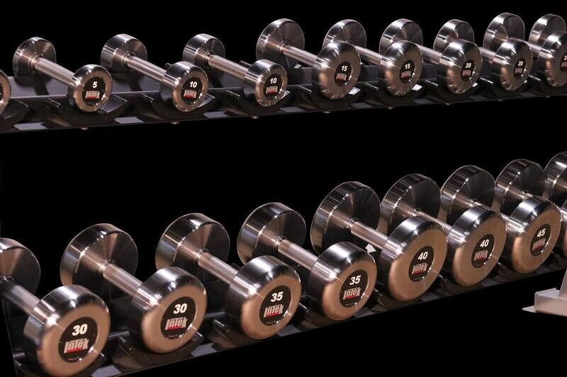 INTEK Kraft Steel RAW Series Dumbbell