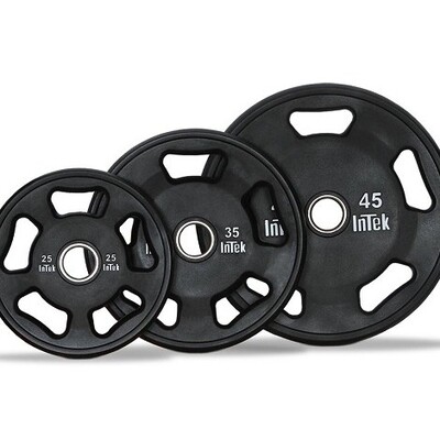 INTEK Strength Armor Series Solid Urethane Olympic Plates