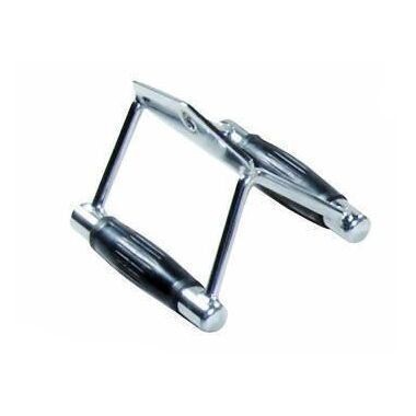 YORK® Seated Row/Chinning Chrome Revolving Bar with Rubber Ergo Grips Cable Attachment