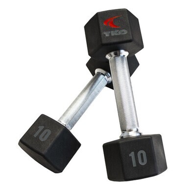 TKO TRI GRIP® Urethane Hex Dumbbell