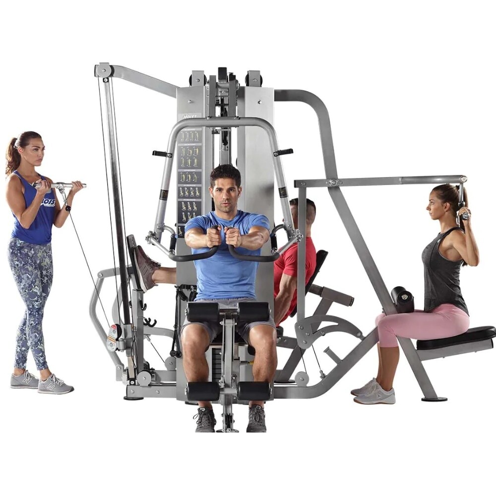 HOIST® 4400 4-Stack Multi Gym W/ Fixed Press Arms