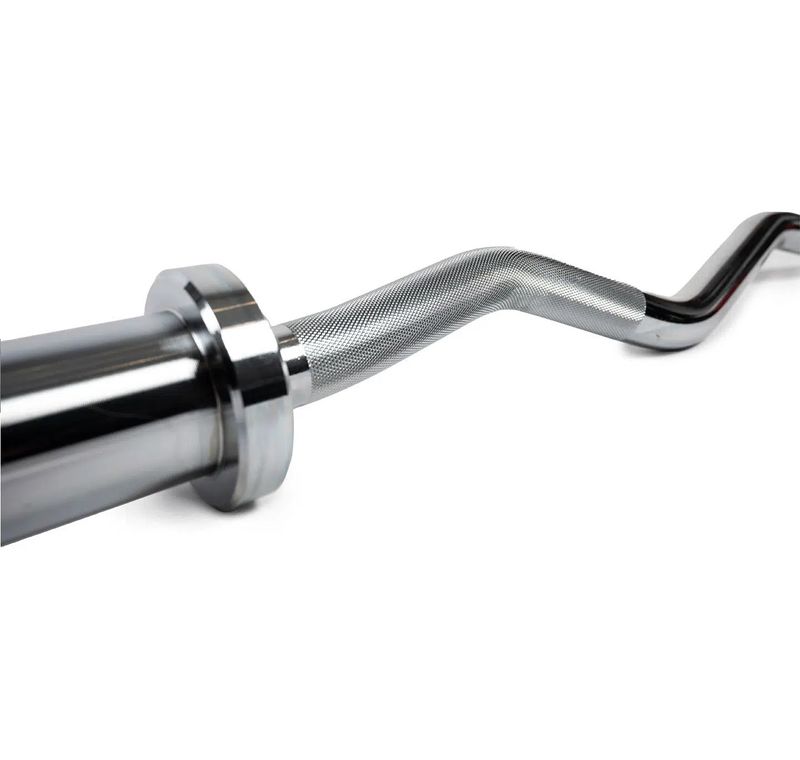 YORK® 4' International Chrome Curl Bar