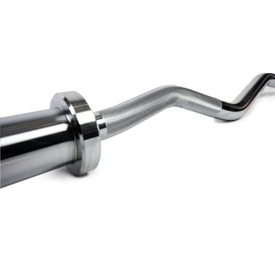 YORK® 4' International Chrome Curl Bar