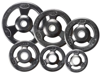 YORK® Iso Grip Rubber Olympic Weight Plates