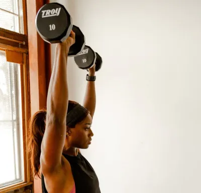 TROY 12 Sided Urethane Dumbbell