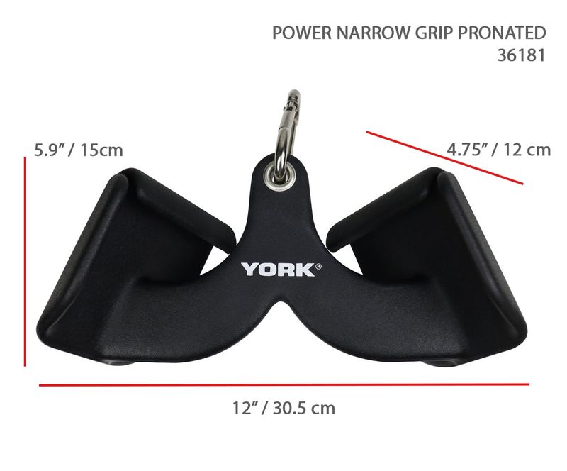 YORK® Power Grip Narrow Pronated Cable Attachment