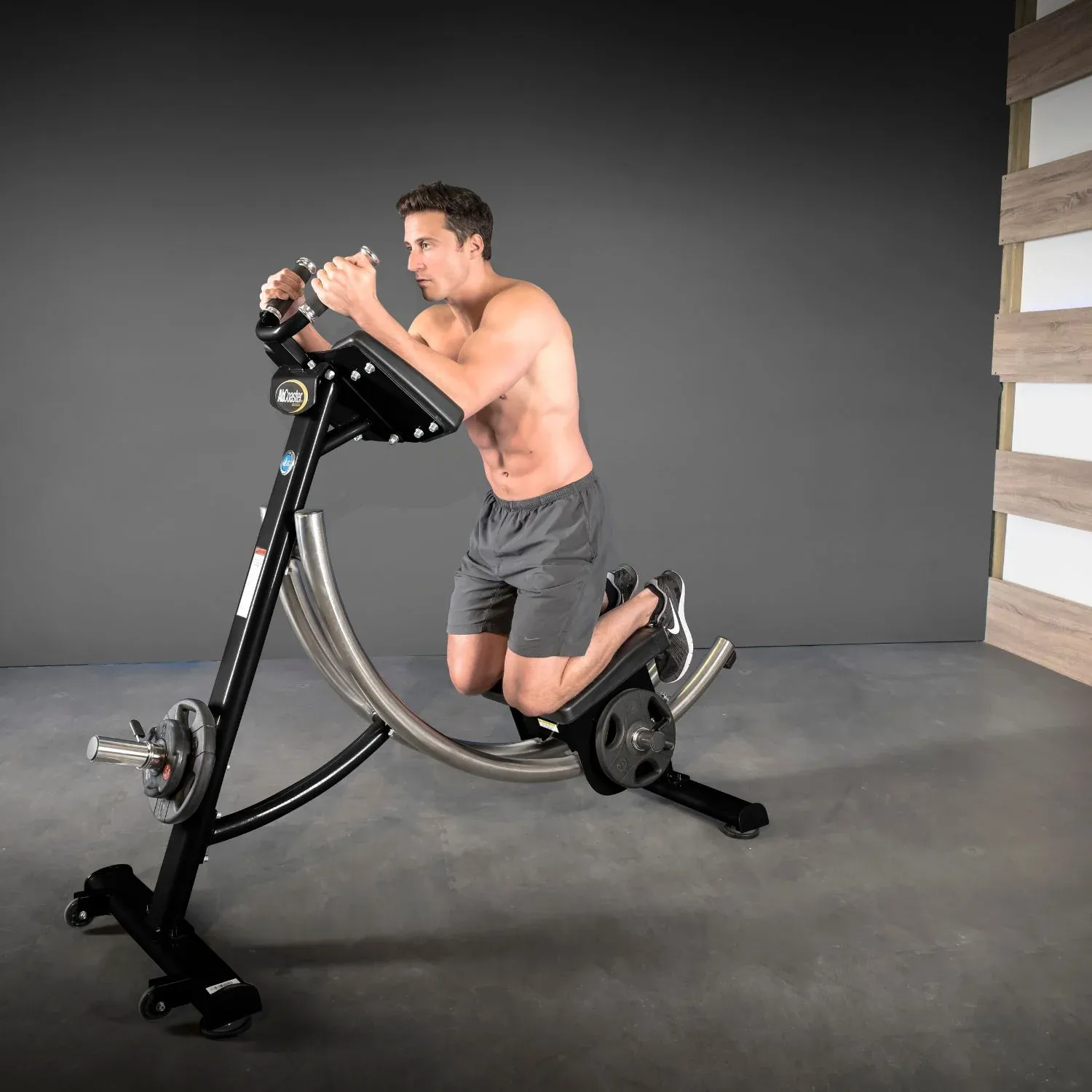 AbCoaster CS3000 BLACK Health Clubs or Home Use