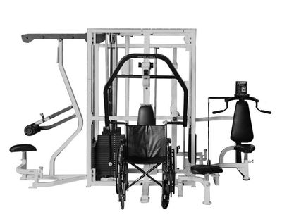 Wheelchair Accessible Selectorized Strength Equipment