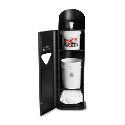 Cleaning Wipe Dispensers and Trash Can