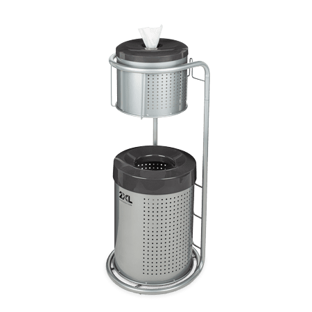 2XL Helix Dispenser and Trash Can