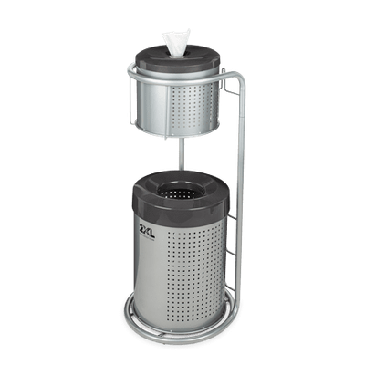 2XL Helix Dispenser and Trash Can
