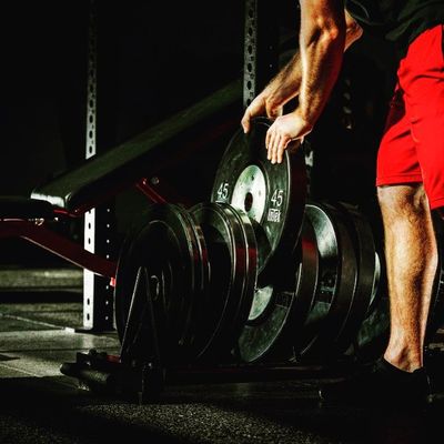 Olympic Bar &amp; Plate Storage